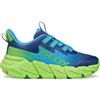 Geox J FLEXYPER Fast Boy Sneaker, LT Blue/Lime, 29 EU