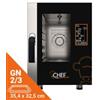 Forno Per Ristorante Professionale Elettrico Digitale 6 Teglie GN 2/3 (35,4x32,5 cm) a Vapore Diretto Compatto