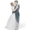 NAO Statua Statuina Uniti per Sempre 23cm Porcellana Matrimonio Sposi