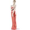 NAO Figura Statuina Donna con Vestito Rosso L'eleganza di una Dama 31cm Porcellana