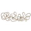 ARTI & MESTIERI Appendiabiti da Muro di Design Doodle Beige 77x25cm