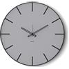 ARTI & MESTIERI Orologio da Parete Moderno Symbol 60cm Nero Alluminio
