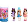 Barbie - Chelsea Color Reveal serie Sport, mini bambola con 6 sorprese cambia colore da scoprire in acqua calda e fredda, accessori inclusi, giocattolo per bambini, 3+ anni, HKT85