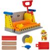Rubble & Crew, Officina di Rubble, giocattoli da costruzione con sabbia e personaggio di Rubble, giocattoli per bambini e bambine dai 3 anni in su