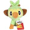 Jazwares Pokémon Peluche Grookey ufficiale e di alta qualità, 20,3 cm