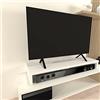 Henor Doppio Rialzo TV Legno 120 x 35 x 15 Cm Bianco Opaco. Carico +100 Kg.