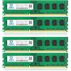 motoeagle Memoria RAM DDR3 32 GB: 32 GB (4 x 8 GB) PC3-12800U DDR3-1600 UDIMM 2Rx8 DIMM RAM DDR3 8 GB 1600 MHz SDRAM 240-Pin 1,5 V CL11 Non-ECC Kit di memoria per PC desktop