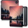 Yiernuo Custodia per Kobo Libra Colour 2024/Libra 2 2021/Vision 6 2021 7 Pollici eReader,Ultra Sottile Cover con Funzione Supporto,Crepuscolo