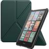 MoKo Custodia per 7 Kindle Paperwhite 12a Gen. 2025/2024, Verde notte | per Kindle Colorsoft 2024/2025, Case Piegare con Cover Posteriore Magnetica in PC, Non Adatto a Kobo