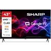 SHARP 43 UHD 4K GOOGLE TV QLED