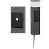 ledscom.de Dissuasore luminoso PODEL con picchetto a terra per esterni, Smart Home, 39cm, antracite, presa G9, 2 prese