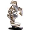 PIGPIGFLY Statua Bacio d'Amore, Statue Decorative, Figure Decorative, Statuette Decorative Casa, Soggiorno Decorativo Moderno da Appoggiare, Scultura Astratta in Poliresina, Idea Regalo(Vino frizzante)