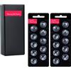 KH HAIKE Oticon - Cupole per apparecchi acustici di ricambio, Oticon Minifit Double Vent Bass Domes (8 mm/2 Pack), per accessori Oticon (OPEN, 8 mm)