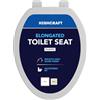 HIGHCRAFT BSPE1-W - Sedile WC Premium, colore: Bianco