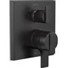 Delta Faucet T27867-BL - Moderna valvola angolare per monitor serie 17, 3 impostazioni, con deviatore, colore: nero opaco
