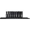 Gearwrench 84915 N 8 PC. 3/20,3 cm Drive 6 Point Deep Impact socket set SAE, nero