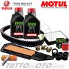 MOTUL / HIFLO / NGK / BANDO Tagliando YAMAHA X-MAX 300 XMAX 2017-2022 / 5100 Filtri candela cinghia rulli ..