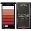 L'Oreal Paris Rossetto L'Oréal Paris Lip Palette Matte Bold, 1 pezzo (6 X 1 G)