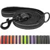 X XBEN Guinzaglio per Cani, 1M 1,2M 1,8M 2M 2,2M 3M Guinzaglio Riflettente Resistente con Manico Imbottito, Guinzaglio Addestramento per per Cuccioli, Piccoli, Medi e Grandi, Con Fili di Gomma Morbida