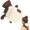 Eirolace Massaggiatore per collo e spalla, tecnologia 6D Grip e testa impastata, 4 livelli di massaggio, 2 livelli di temperatura, massaggiatore elettrico per casa, ufficio e viaggi (WHITE-B)