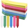 Jinlaili Etichette per Piante, 120 Pz 10 x 2 cm Etichette da Giardino, Marcatori per Piante, Etichette da Giardinaggio Impermeabili, Marcatori per Piante Plastica Riutilizzabili, Colorate