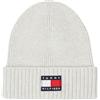 Tommy Hilfiger Kids Gender Inclusive Heritage Flag Beanie KA0KA00031 Grey (Light Grey Heather) S-M