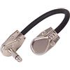 Kinsman SRA6 - Cavo patch jack angolato 15 cm, colore: Nero