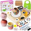 Innofans Tornio per Ceramica per Bambini - Kit Completo per Ceramica per Principianti, Set Creativo 6+ Anni con 3x Argilla ad Asciugatura all'Aria, Kit Ceramica fai da te Regalo Pasqua per Ragazzi e Ragazze