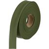 QUARKZMAN 25mm Nastro in Sbieco a Doppia Piega Continuo in Poliestere per Cucire Cucitura Trapuntatura Orlatura Rilegatura Artigianato (Verde Scuro, 10 Iarde)