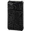 Hama 3D - Set di 3 cover per cellulare, pellicola protettiva e panno per la pulizia, per iPhone 4, colore: Nero