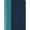 Alpha Edition Agenda a libro Premium Water turchese-blu 2024 - Calendario da ufficio A5 - Timer - 1 giorno 1 pagina - 416 pagine - copertina Tucson - Alpha Edition