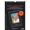 Alpha Edition Bastelkalender IW Mein Kalender (schwarz): immerwährender Bastelkalender 21x29,7 cm mit 12 Monatsseiten, 4-sprachigem Kalendarium, zum Basteln und Gestalten