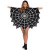Leg Avenue glitter web poncho, nero
