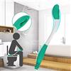 DURANTEY Ausili per Toilette Strumento di Aiuto per WC Pinze per Carta Igienica Bagno Manico di Forma Ergonomica 38cm Wipe Helper Aiuto per Self-Wipe Ausilio per WC per Disabili Anziani Portatori