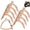 PH PandaHall 10pz Telaio in Metallo della Borsa Chiusura per Portafogli Clip per Telai Borsa Arco Retro Telai per Sacchetto di Monete per Estate Borsette Portamonete Cucito Artigianato, Oro, 85mm