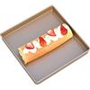 WDOPEN Stampi da forno antiaderenti per biscotti, forno da forno, stampi da forno professionali, ideali per fare panini svizzeri, flapjack, pasticcini, grigliare o arrostire, oro champagne