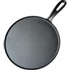 La Cuisine for life La Cuisine 28cm Tawa Roti Dosa Comale Crepe Pan Piastra per Pizza in Ghisa, Rivestimento Pre-Condimento, Adatto al Forno, Senza PFOA e PTFE