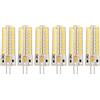 Haofy 6pcs G4 HA CONDOTTO LA Lampadina 700LM 7W 72LED 360 Gradi di Illuminazione In Silicone G4 Lampadina per la Luce di Soffitto Luce Della Parete AC DC12V G4 HA CONDOTTO LA Lampadina G4 Lampadina(#2)