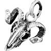 Kiss of Leather Ciondolo con testa di Ariete, in argento sterling 925, n. 81, Argento sterling, Nessuna pietra preziosa
