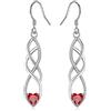 EPIRORA Orecchini pendenti in argento Sterling da donna, con diamanti sintetici, ipoallergenici, per orecchie sensibili, regalo di compleanno e laurea per ragazze e signore, Argento sterling