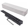 ProWildGear Aluminium Length 155mm 14 Slots Rail Mount Scope Base 11mm to 20mm Dovetail Rail Adapter for Picatinny
