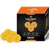ZOROOX Palline da ping pong - bianco e arancione 3 stelle 40+ | 9, 18, 36 o 72 pacchetti di palline da allenamento in ABS di alta qualità per tavoli da interni ed esterni, competizioni e giochi