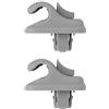 Briny River 2 fibbie di fissaggio per aletta parasole auto 84851-65D00 compatibile con Suzuki SX4 Swift Alto