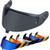 PSLER Visiera Casco per SKWAL i3 RIDILL 2 D-SKWAL 3 Visiera Colorata Accessori per Casco da Moto Ricambio(Nero Chiaro)