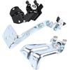 Dixhills Set di guide scorrevoli per porta scorrevole, guida per porta scorrevole, di ricambio per Boxer Jumper Ducato 2006, numero di parte 1344266080 1344234080 1344239080