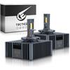 TECTICO D5S Lampadine LED per Fari Auto, 90W 12000LM 6000K Bianco Freddo, Abbaglianti/Anabbaglianti Plug and Play, Sostituzione Diretta OEM Xenon HID - 2 Lampade