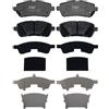 TRW GDB3437 Pastiglie Freno Set di 4 para Ford Fiesta VI (CB1, CCN) 2008 - Assale anteriore e Altri Veicoli