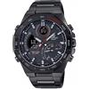 Edifice Casio Orologio Analogico Digitale al Quarzo Uomo con Cinturino in Acciaio Inossidabile ECB-950DC-1AEF