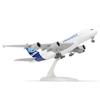 QIYUMOKE 1/240 A380 Prototipo Modello Aereo per Modelli Airbus A380 con Supporto (30 cm-L) Kit Pre-costruito per Adulti - Regali Creativi di Aviazione, Collezione da Tavolo