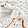 Tanha Peluche d'oca, piccolo peluche d'oca, adorabile oca peluche, anatra di peluche - 50,8 cm, bianco